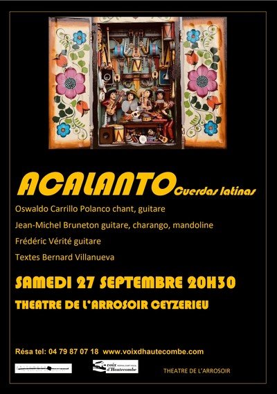 Alcalanto cuerda zavant-scène Festival des Voix d'Hautecombe