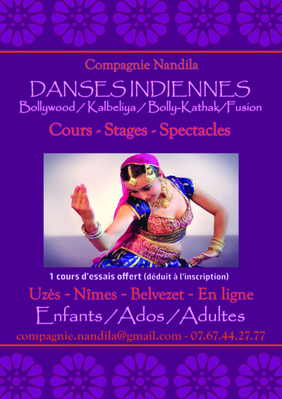 Compagnie NANDILA - Cours / Stages de danses indiennes et Bollywood