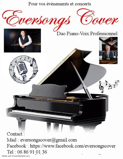Eversongs Cover -  Duo Piano Voix pour animer vos soirees privées et publiques