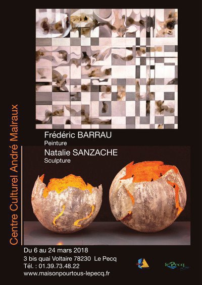 Frédéric Barrau Peinture/  Natalie Sanzache Sculpture