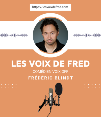 Frédéric Blindt - Comédien voix off masculine radio, TV et web