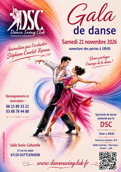 Gala de danse - Dîner Dansant