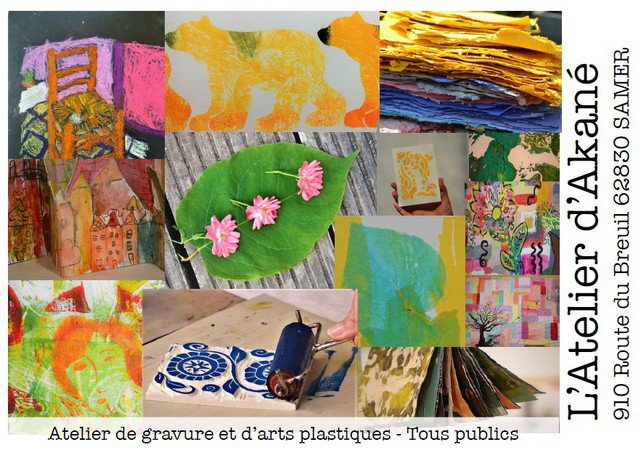 Nicole FRAYSSE Atelier d'Akané - atelier de gravure et d'arts plastiques