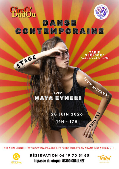 Stage de danse contemporaine avec Maya Eymeri