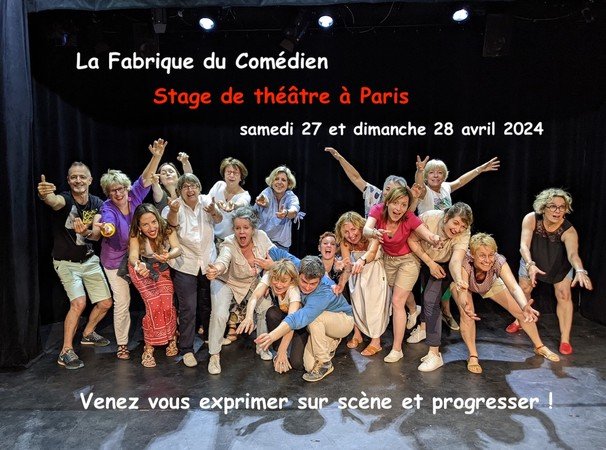 Stage théâtre impro week-end avril Paris