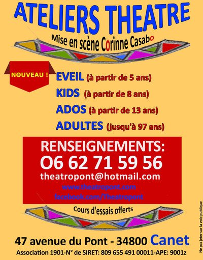 ThéâtrOPont -  Atelier théâtre enfants
