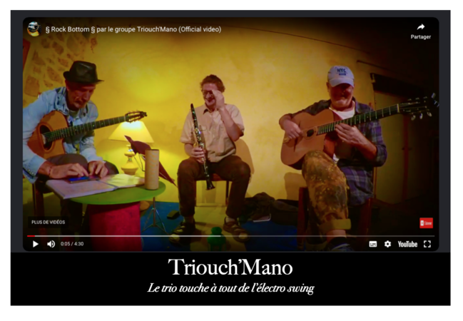Triouch'Mano - Le Trio Touche-à-tout de l’électro-Jazz Manouche