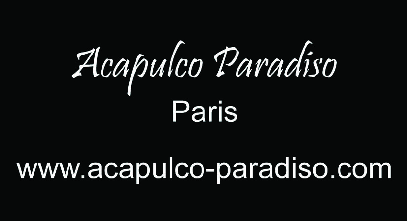 Acapulco Paradiso - création robe de danse latine, danse sportive sur mesure