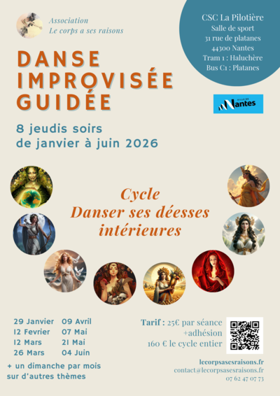Association le corps a ses raisons - Danse improvisée guidée