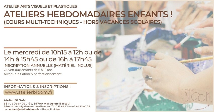 BLOoM - Ateliers d'arts plastiques et visuels enfants ! 