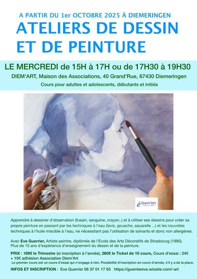 Eve Guerrier - Cours de dessin et de peinture