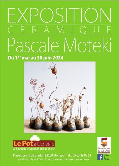 Exposition Pascale Moteki au Pot à l'Envers.