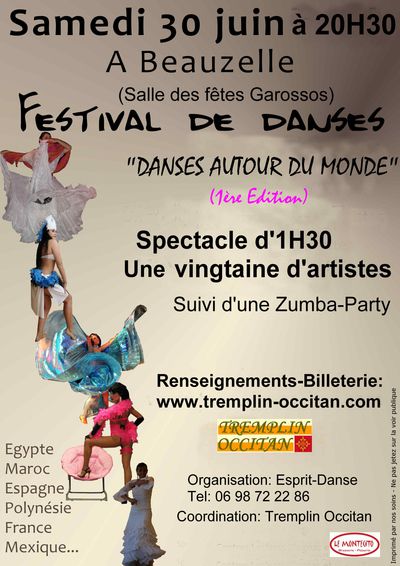 Festival "Danses Autour du Monde" 1ère Edition 30 juin 2012