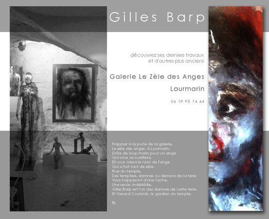 Gilles Barp à la galerie le Zèle des Anges