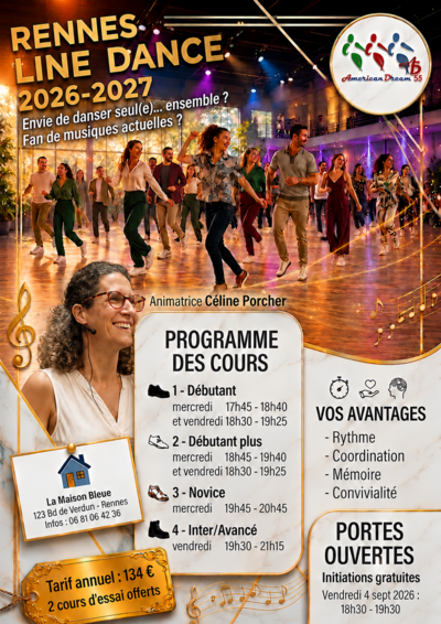 initiation gratuite à la « Line Dance »