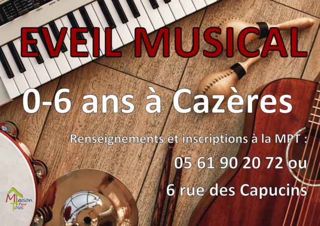 la Maison Pour Tous - atelier d'éveil musical