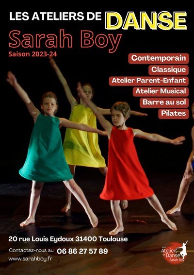 Les ateliers de danse Sarah Boy - Cours de danse et bien-être enfants et adultes