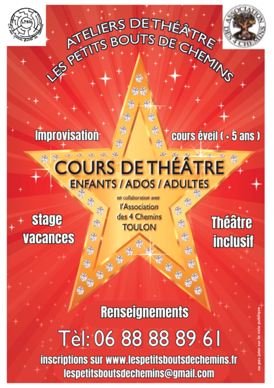 LES PETITS BOUTS DE CHEMINS - COURS DE THÉÂTRE ENFANTS/ADOS/ADULTES