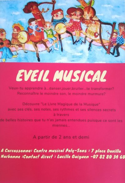 Lucile Guiguen - Cours d'éveil musical 