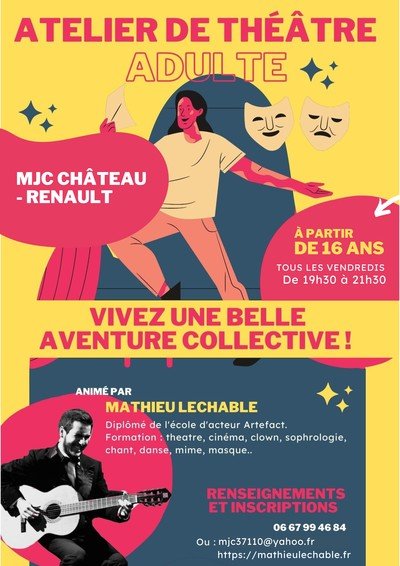 Mathieu Lechable  - Ateliers théâtre adulte