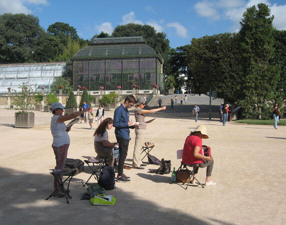 Stage de croquis au Jardin des Plantes