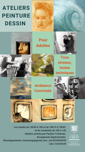 Trotereau  - Nouveau ATELIERS DESSIN PEINTURE CREST'ACTI