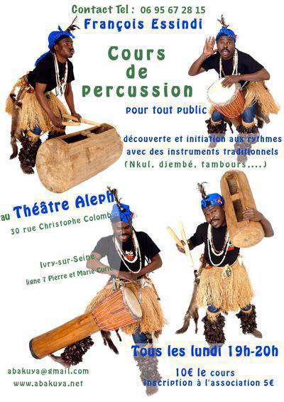 AKIBA - Ateliers et initiation aux rythmes par des instruments de percussions.