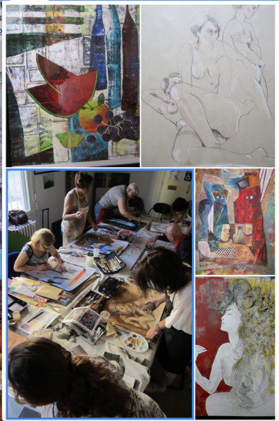 Atelier du trident - Cours de peinture, arts pla, techniques
