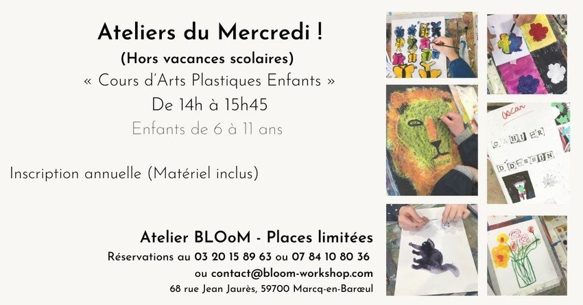 BLOoM - Ateliers d'Arts Plastiques Enfants !