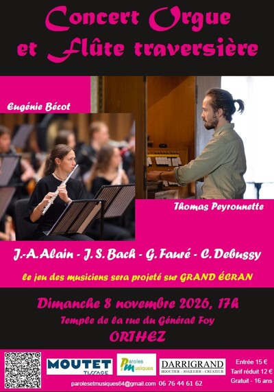 Concert orgue et flûte