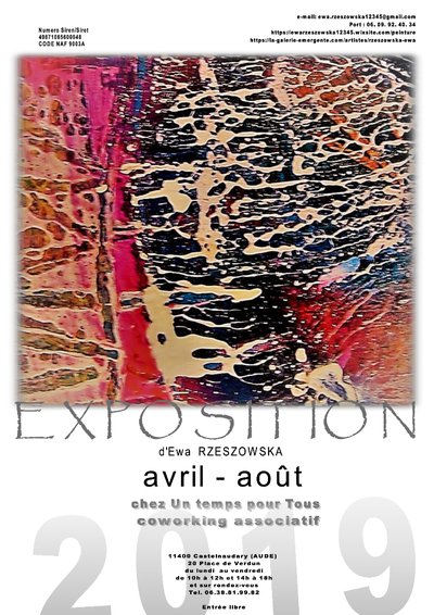 EXPOSITION d'Ewa Rzeszowska