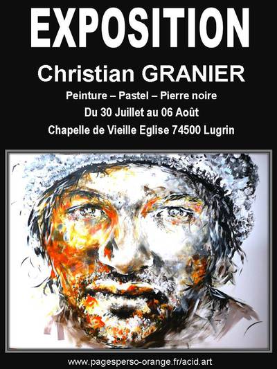 EXPOSITION PEINTURE HAUTE SAVOIE - Christan Granier - Reg'ARTS