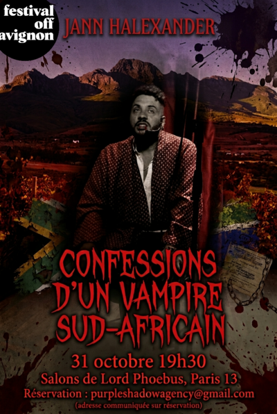 Jann Halexander 'Confessions d'un Vampire Sud-Africain'