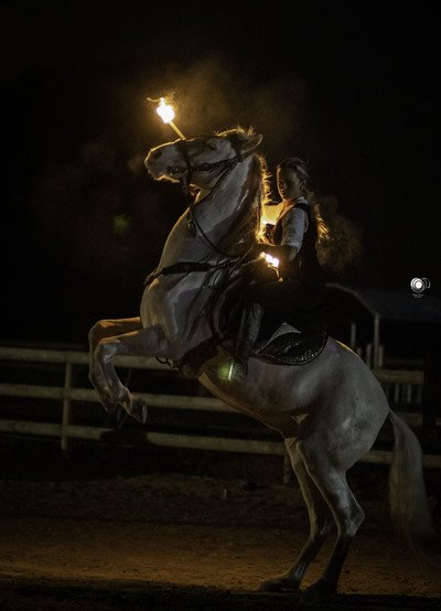Perrine Vanoutryve - Spectacle Equestre et Feu