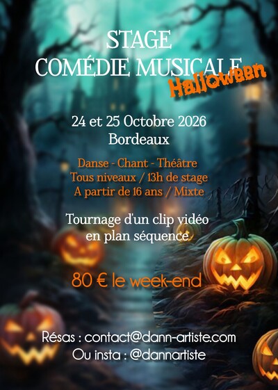 Stage de Comédie Musicale - Spécial Halloween !