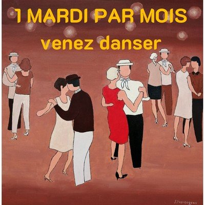 Thé dansant, un orchestre en direct sur scène
