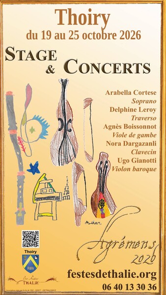 Agrémens 2026 : stage international de musique baroque