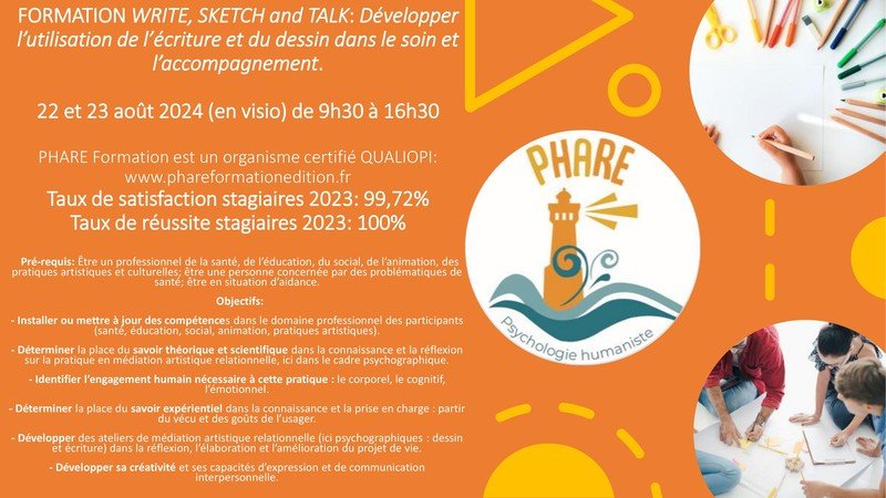 L'écriture et le dessin dans le soin et l'accompagnement