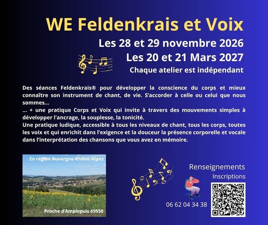 Week-ends Feldenkrais et voix | Amplepuis