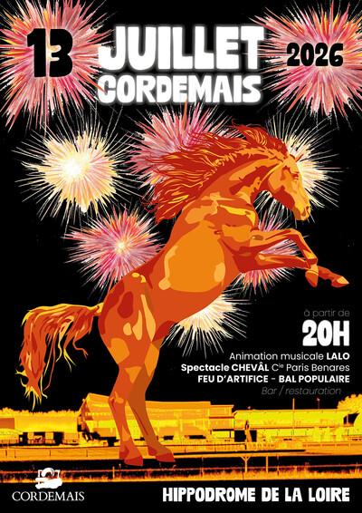 Soirée feu d'artifice et spectacles thème Cheval de Feu