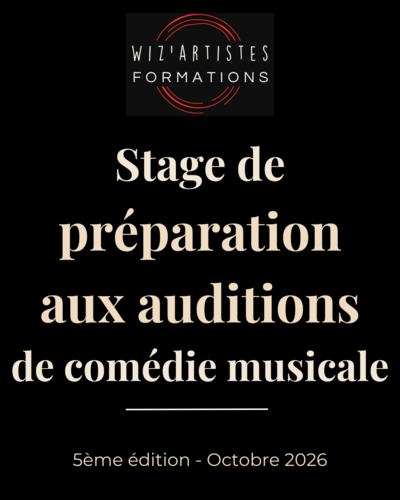 Stage de préparation aux auditions de comédie musicale