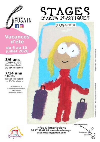 Stages d'arts plastiques