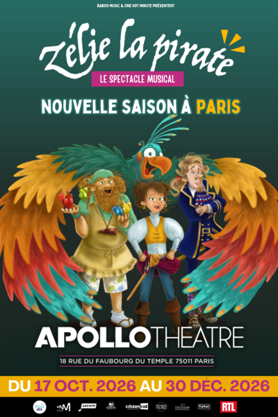 Zélie la Pirate à ne pas rater à l'Apollo Théâtre cet hiver