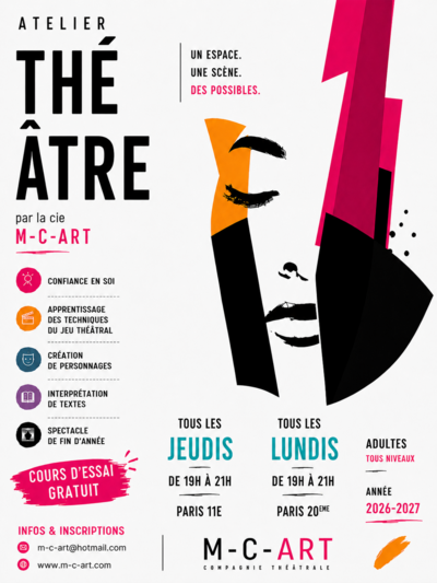 M-C-Art - Cours de théâtre pour adultes