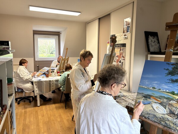 Atelier ARTHALY Levray Nathalie - Cours Peinture toutes techniques 