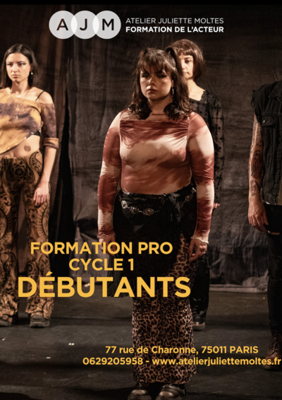 Atelier Juliette Moltes - Devenez acteur - Formation Professionnelle