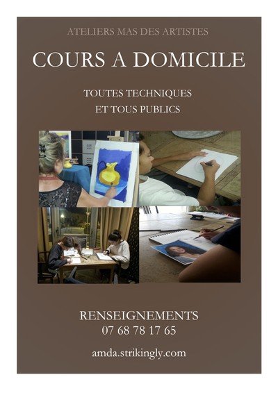 Ateliers Mas Des Artistes (AMDA) - Cours à Domicile de dessin et peinture à la carte