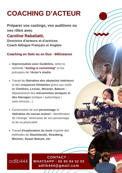 Cie adlib444 - Cherche assistant ou assistante