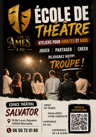 Compagnie âmes à nu - Cours de théâtre ados adultes