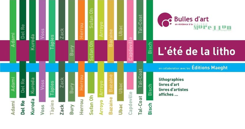 L'été de la litho chez Bulles d'art avec les Editions Maeght
